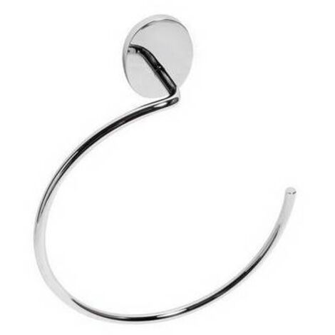 PORTA ASCIUGAMANI AD ANELLO MOD. BIRD Cromo cm 20 x h.23,7 x 5,5 METAF