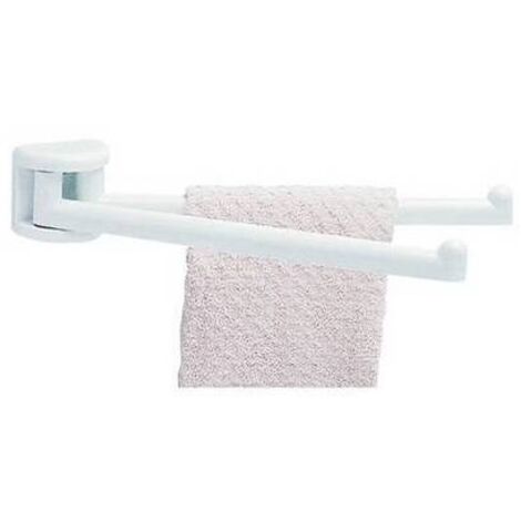 PORTA ASCIUGAMANI CON BRACCI A SNODO SERIE LINEA Bianco METAF