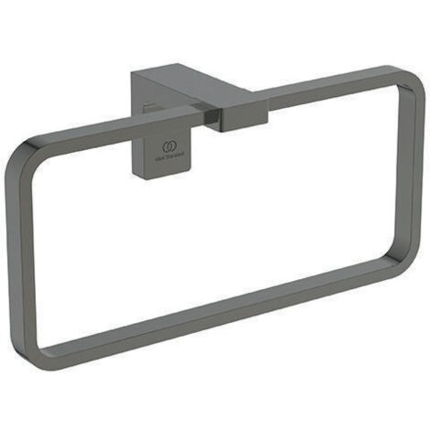 Porta asciugamani CONCA angolare magnetico grigio IDEAL STANDARD
