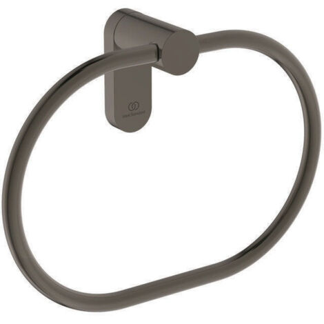Porta asciugamani CONCA rotondo magnetico grigio IDEAL STANDARD