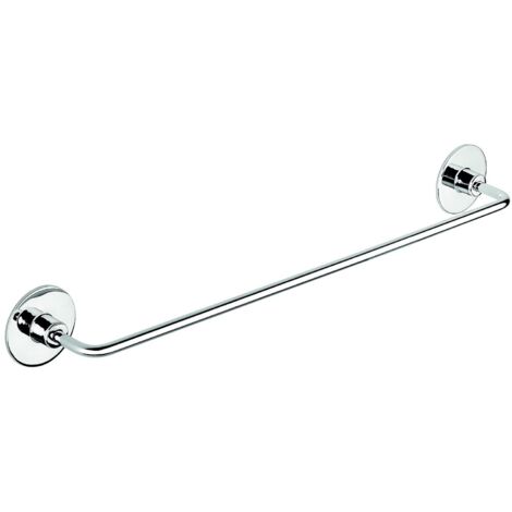 Porta asciugamani da parete Metaform lunghezza cm 40 serie wind acciaio cromato