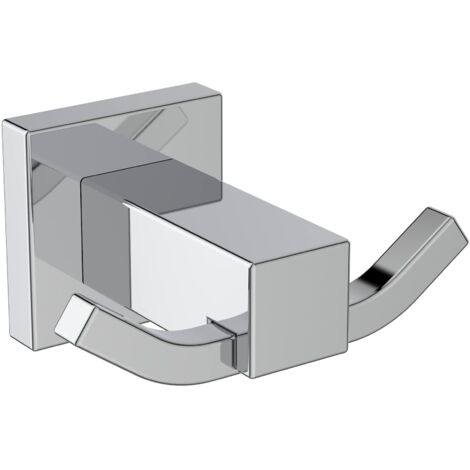 Porta asciugamani IOM SQUARE doppio cromato IDEAL STANDARD