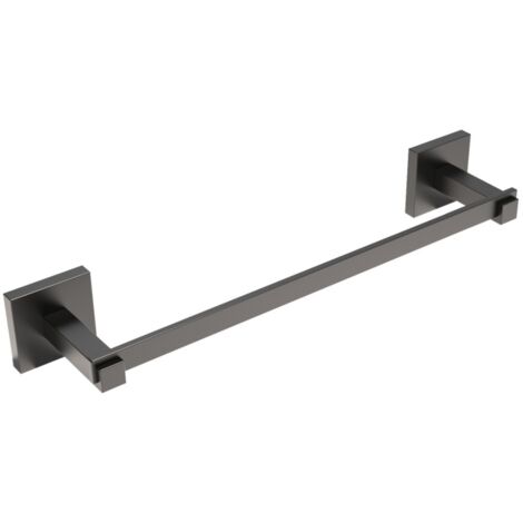 PORTA ASCIUGAMANI MOD. TREND- Nero opaco cm 35xh.5x7,3- METAF- pezzi 1
