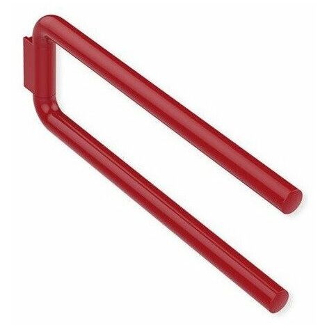 Porta asciugamani SERIE 477 a 2 bracci rosso rubino