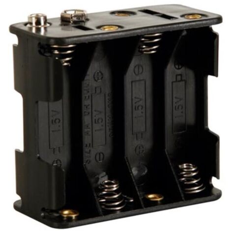 PORTA BATTERIE PER 8 x AA-CELL (CON TERMINALI A SCATTO)
