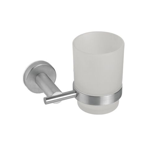Porta bicchiere a parete Vema TIBER STEEL V17300 Satinato