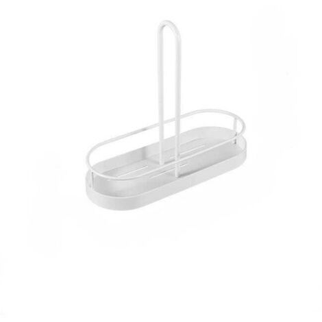 Porta bicchieri monouso da tavolo, porta bicchieri da appoggio per acqua, latte e tè, bianco, 25,41022,5 cm