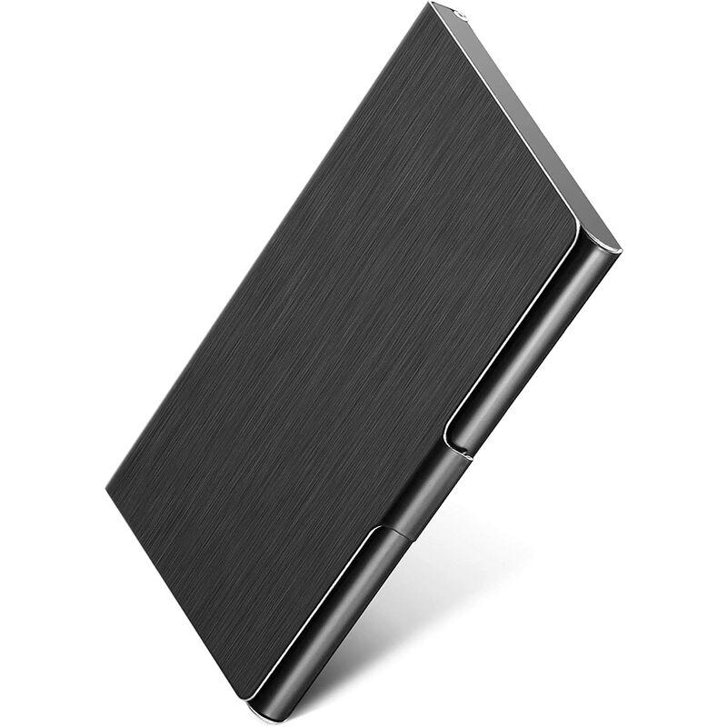 Porta biglietti da visita in metallo per uomini e