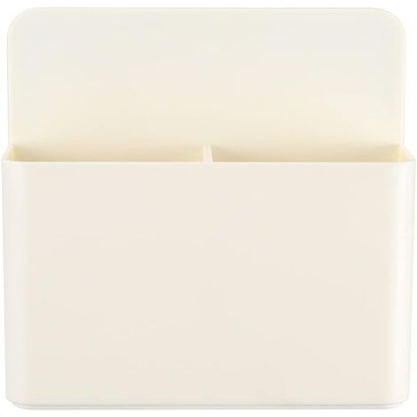 Porta bolígrafos magnético blanco con esponja, compatible con pizarras blancas/pizarras magnéticas y puertas de refrigerador, montaje en pared, 1 pieza