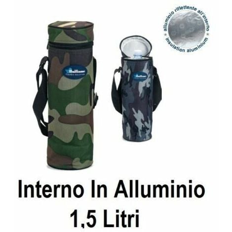 borsa termica zaino termico capacità 15 litri caldo-freddo colore militare  mimetico cm 35 x 29 x 15