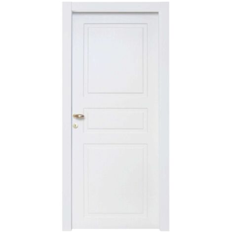 PORTA BUGNA 210X90 CM LACCATO BIANCO