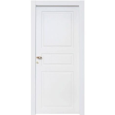 PORTA BUGNA 70X210 CM LACCATO BIANCO