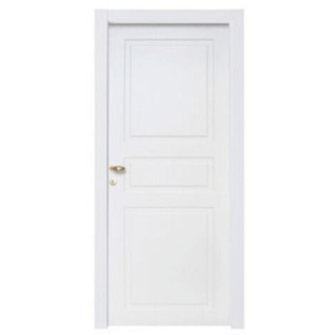 PORTA BUGNA 80X210 CM LACCATO BIANCO