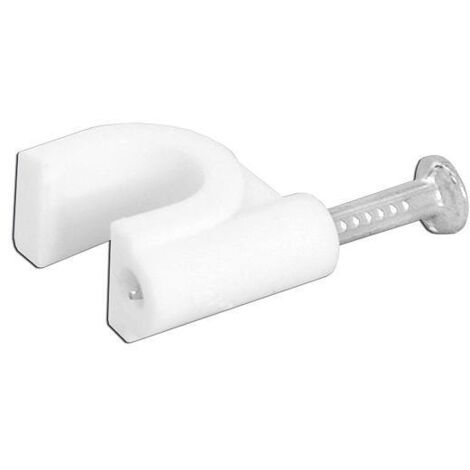 PORTA CABLE REDONDO 5MM BLANCO FLOP