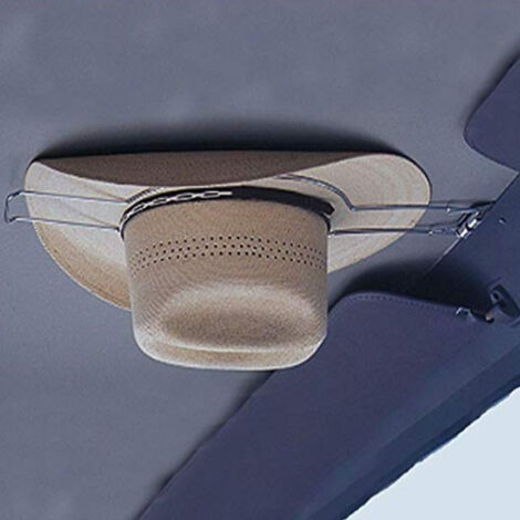Porta cappelli da auto con protezione rigida per casco a molla e copricasco