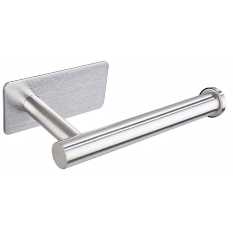 Porta carta igienica a parete, porta rotolo di carta igienica in acciaio inox, porta carta igienica autoadesivo senza foratura, taglia unica