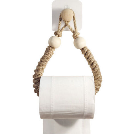 Porta carta igienica autoadesivo, porta rotolo vintage, porta carta da bagno, porta rotolo di asciugamani da bagno, non richiede foratura per bagno e cucina - 60 cm