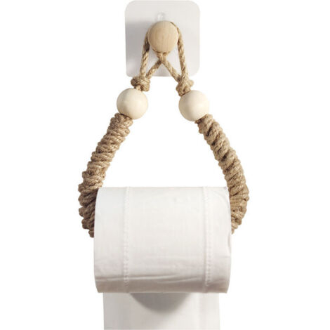Porta carta igienica autoadesivo, porta rotolo vintage, porta carta da bagno, porta rotolo di asciugamani da bagno, non richiede foratura per bagno e cucina - 60 cm