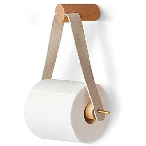Porta carta igienica da parete in legno vintage nordico, porta carta igienica per l'arredo del bagno
