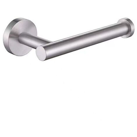 Porta carta igienica promozionale da parete, acciaio inox 304, finitura lucida, colore argento