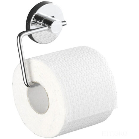 Porta carta igienica ZOLGINAH, montaggio sottovuoto senza foratura, riposizionabile, cromato