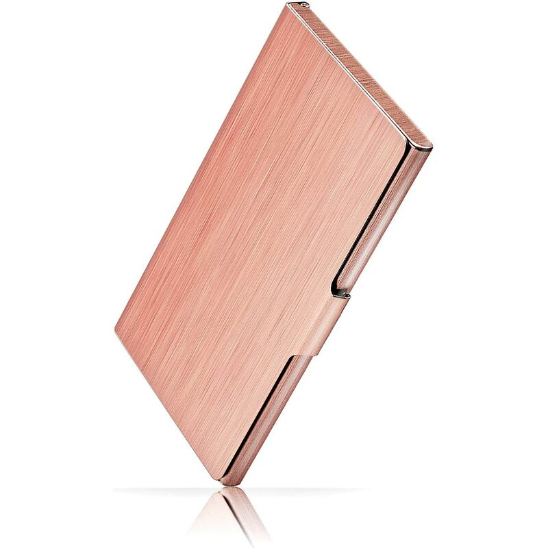 Porta carte in metallo, titolare da uomo con