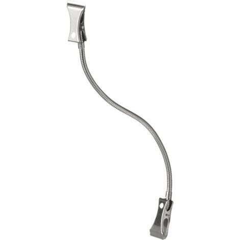 Porta cartelli APS flessibile, in metallo, scrivibile, lunghezza 120 mm