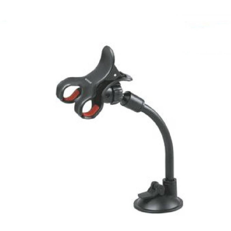 Image of Trade Shop - Saugnapf Handyhalterung 360° drehbar Smartphone Klemme Auto Maxtech PT-C003 -