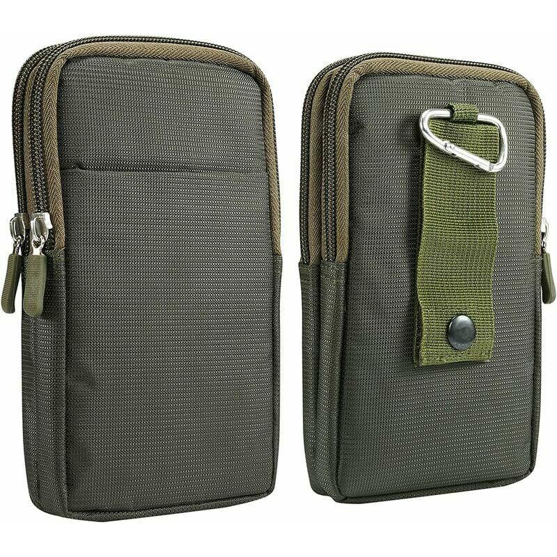 Porta cellulare da uomo, verde