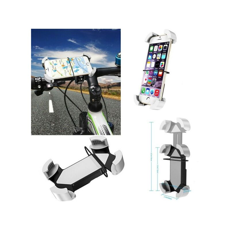 Image of Trade Shop Traesio - Trade Shop - Porta Cellulare Per Bicicletta Manubrio Supporto Smartphone Rotante 360° Max 5,5
