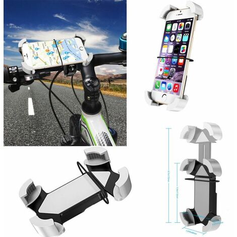 PORTA CELLULARE PER BICICLETTA MANUBRIO SUPPORTOSMARTPHONE ROTANTE 360° 5,5"