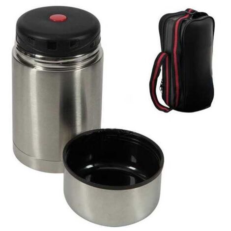 Porta comida térmico de acero inoxidable, capacidad 500 cc, Ilsa