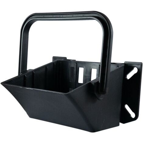 Porta cuneo ferma ruota con raggio 460mm nero