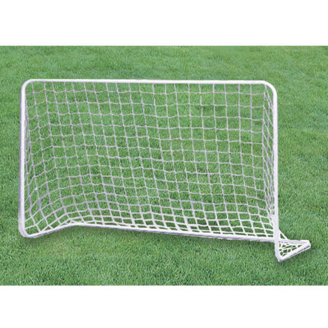 Porta da Calcio 180x60x122 cm in Metallo Basic Bianca