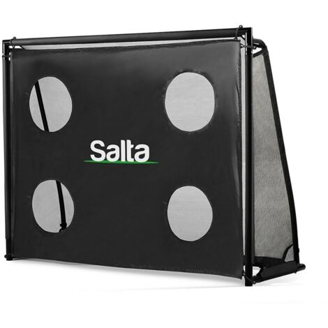 Porta da calcio Legend Salta 5125, Set di 2, Nero, Dimensioni 220 x 170 x 80 cm
