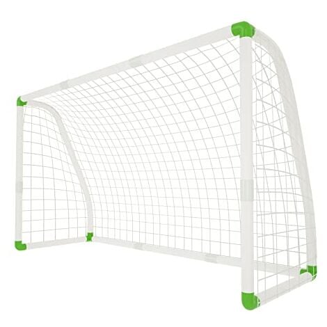 Porta da calcio per giardino Parete porta per bambini per porta da calcio con rete 245 x 155 cm Montaggio rapido ideale per parco, spiaggia o palestra NAIZY