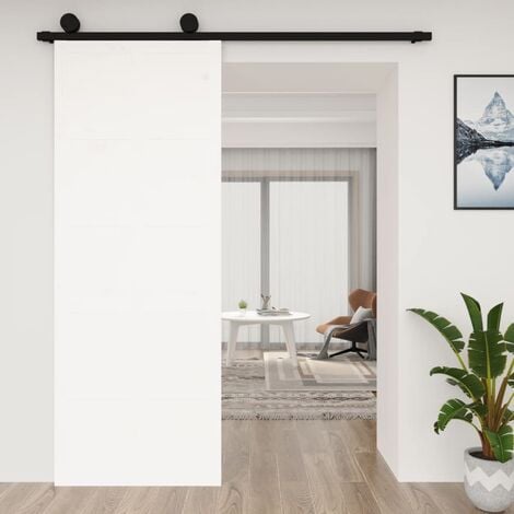 Porta scorrevole in legno massello invecchiato – barn doors PG creations