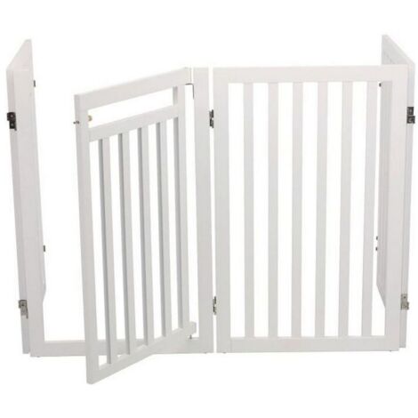 Porta di accesso Trixie Cane Bianco 60-160 x 81 cm