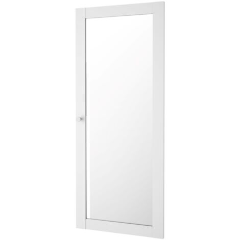 porta di complemento in vetro per libreria bianca, 39x95,7 cm
