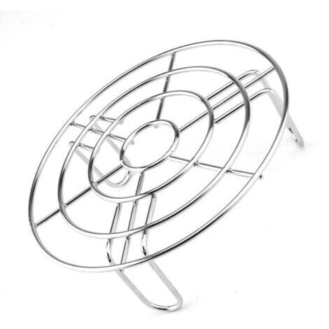 Porta di ferro per vapore, supporto per griglie circolari, supporto di refrigerazione per griglie per vaporiera, accessorio per friggitrice, forno, microonde