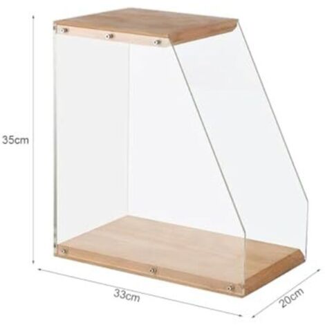 Porta dischi in vinile - Scaffale porta dischi in vinile - Legno massello - Per esporre LP - Per un arredamento moderno di casa e ufficio