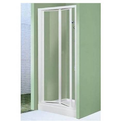 Porta doccia a soffietto libro tris lux acrilico cm 78-84