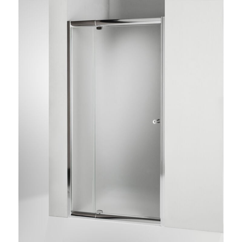 Satinato Porte A Battente In Vetro.Porta Doccia Battente 85 Cm Opaco