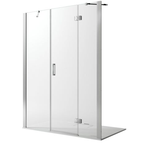 Flip Anta Fisso Idralite Box Doccia 70x20 CM H190 Trasparente con Easyclean MOD