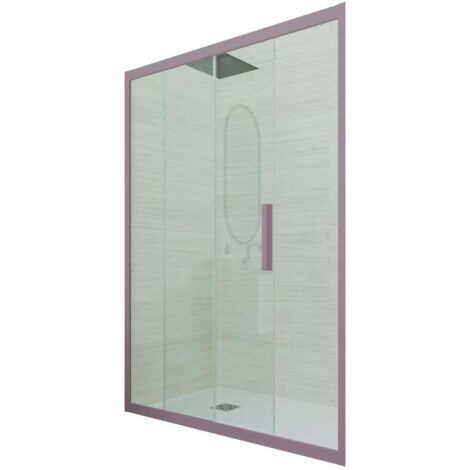 Porta doccia Lavanda scorrevole  cm nicchia vetro Deco