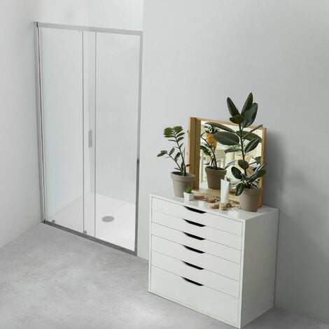 Porta doccia TOKYO scorrevole a nicchia 130 cm altezza 200 cm cristallo 6 mm