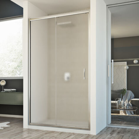 Porta doccia vetro stampato h 198 mod. Young 1 Anta 130 cm