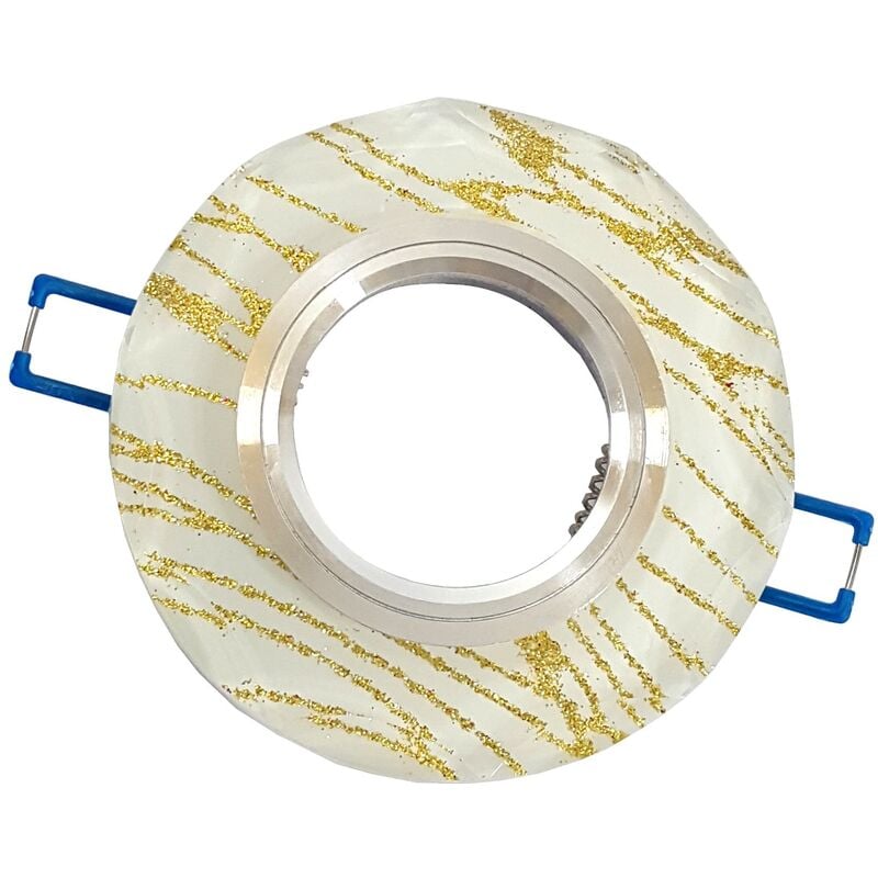 Porta Faretto Incasso Fisso Vetro Tondo