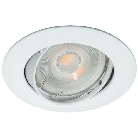 INTEC LIGHT Matrix 3 pezzi porta faretto LED ad incasso rotondo con  lampadina 6W