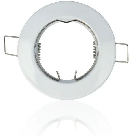 Porta faretto rotondo da incasso diam.78mm, GU10, Bianco